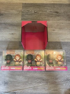 Fisher Price Little People Barbie Swimming Fun Figures 2 Pack New Mattel 2021 X3 - Picture 1 of 2