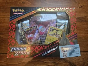 Pokémon TCG Crown Zenith Collection Box Regidrago V Sealed - Picture 1 of 3