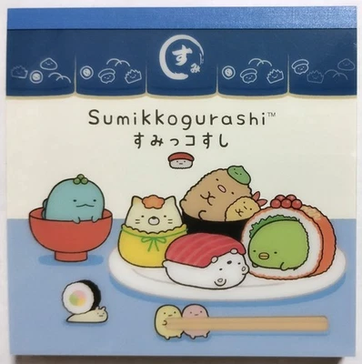 San-X Sumikko Gurashi Charakter Quadratisch Memo Block 100 Lebensmittel... - Bild 1 von 4