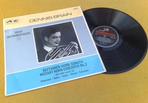 " GREAT INSTRUMENTALISTS VOL. 1 DENNIS BRAIN " SUPER HMV UK LP HQM 1193 - Picture 1 of 11
