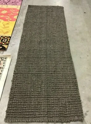 BROWN 2'-6" X 8' Loose Threads Rug, Reduced Price  1172639249 NF447D-28 - Image 1 of 4