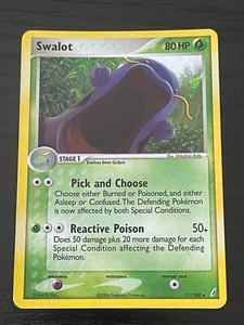 Pokémon Karte Swalot 11/100 EX Crystal Guardians Holo Near Mint - Bild 1 von 2