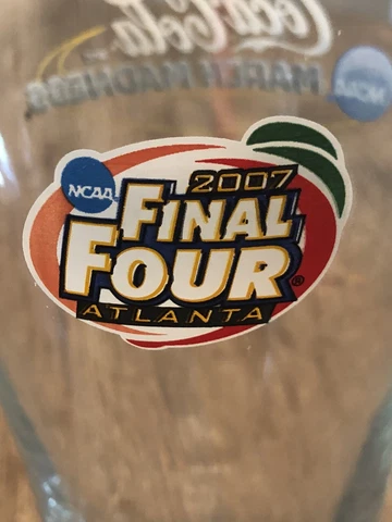 2006 Vintage NCAA Basketball FINAL 4 FOUR Coca-Cola Glass Florida UCLA LSU Cover