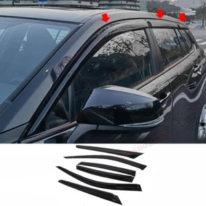 Para Toyota Corolla Cross 2022 visera ventana negra pantallas de ventilación protector solar contra lluvia 6 piezas - Imagen 1 de 7