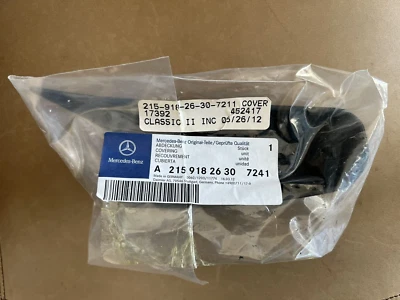 GENUINE 2008 Mercede-BENZ C63 AMG Seat Upper Belt COVER Front Right Side OEM - Image 1 of 2