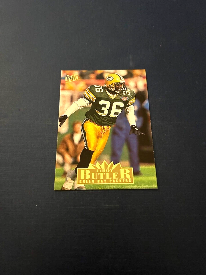 1995 Fleer Ultra Football LeRoy Butler #111 HOF Set Break NM - Image 1 of 2