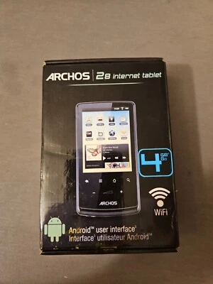 Archos Internet Tablet 28 4GB, Wi-Fi, 2.8in - Black - Image 1 of 4