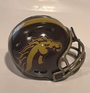 Riddell pocket pro football helmet Western Michigan Broncos CUSTOM BROWN - Picture 1 of 1