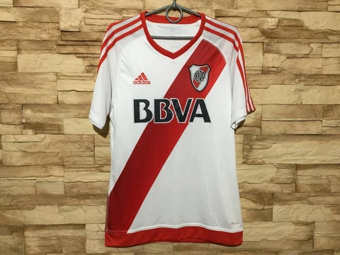 RIVER PLATE 2016 2017 Home Football Shirt Soccer Jersey Adidas Sz S Cover