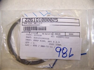 SPRENGRING, A80 X 2,5 MAKINO Z26101080025 (ARTIKEL #986) - Bild 1 von 1