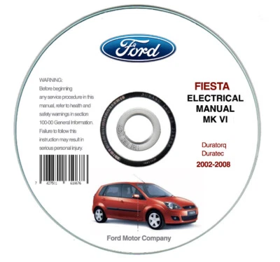Ford Fiesta (2002-2008)  Wiring diagram manual su cd - Immagine 1 di 4