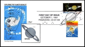 2574 Saturn Voyager FDC, Combo, Art Master Cachet, UA, OF, POF - Picture 1 of 4