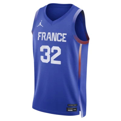 AUTHENTIC Jordan Brand Victor Wembanyama France 2024 Olympics Jersey #32 - LARGE