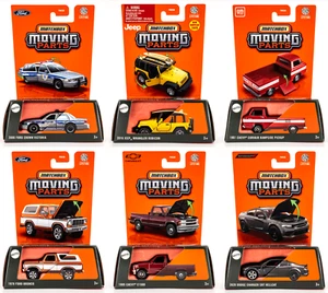 2025 Matchbox Moving Parts Mix 3 | 6-Car Set | Jeep | Chevy | Dodge | Ford - Picture 1 of 7