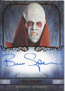 Star Wars Masterwork 2015 Premium Canvas Parallel Autograph Card Bruce Spence
