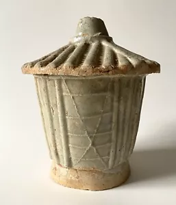 Chinese Qingbai Glazed Granary Shaped Vase Song Dynasty - Picture 1 of 6