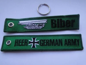 Schlüsselanhänger/Key-ring   Biber    Heer German Army  ca 13x2,5, cm  - Picture 1 of 1