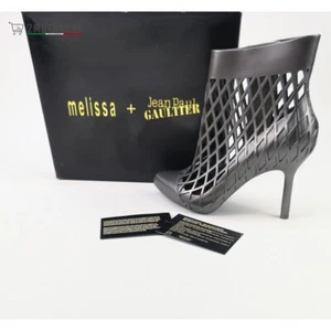Scarpe Rete Tacco MELISSA + JEAN PAUL GUALTIER Grigio MESH PUMPS Hot Sensuality - Foto 1 di 11