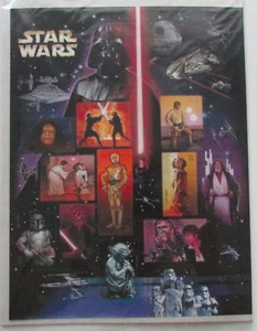 Star Wars Stamp Sheet 2007 USPS New Mint Han Solo R2D2 Vader Luke Skywalker - Picture 1 of 4