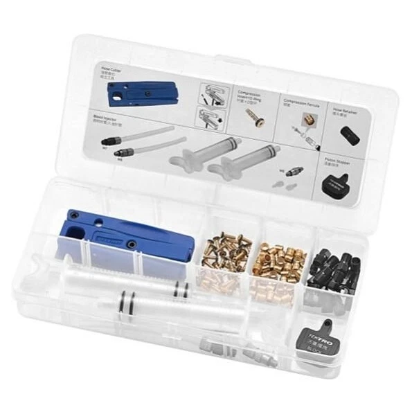 Kit de servicio de taller de frenos de disco hidráulicos Tektro —AGOTADO— Disco de bicicleta Foto 1 de 1