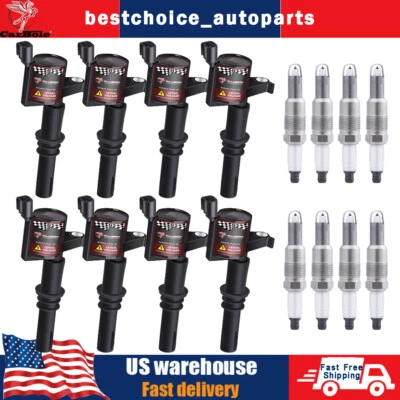 8 piezas bobinas de encendido y bujías para Ford F-250 Super Duty 2005-2008 5,4 L DG511 Foto 1 de 4