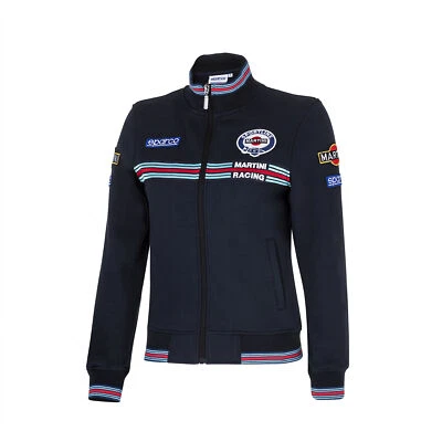 Sparco Lancia Martini Racing Ladies Sweatshirt Full Zip Jacket in Womens Sizes - Изображение 1 из 4