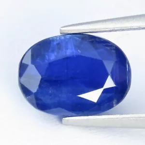 3.43Cts Amazing Natural Blue kyanite 10.3x7.5mm Oval Shape Loose Gemstone - Picture 1 of 4