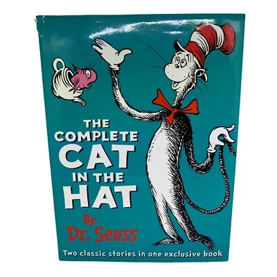 The Complete Cat in the Hat by Dr Seuss (2002) Hardcover DJ - 2 in 1 - GC - Image 1 of 4