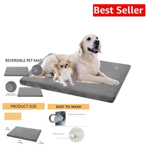 Comfortable Water-Resistant Dog Bed Pad - Easy Clean Removable Cover for XXL - Picture 1 of 9