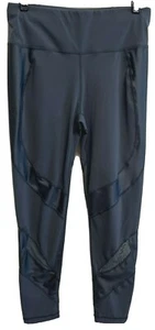 Sweaty Betty Power 7/8 Leggings Small Gray Wetlook Mesh - Picture 1 of 6