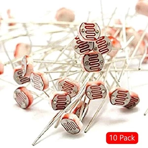 5mm 10Ω sensitive Photoresistor LDR GL5549 Light Dependent Resistor 10 Pack - Picture 1 of 6