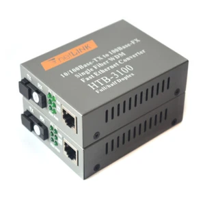 Fast Ethernet Fiber Media converter SC 10/100M,singlemode 20Km,multimode 2Km - Picture 1 of 11