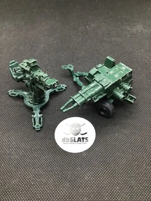 VINTAGE 1983 Hasbro GI Joe Die Cast Attack Cannon & Heavy Artillery Laser - Image 1 of 4