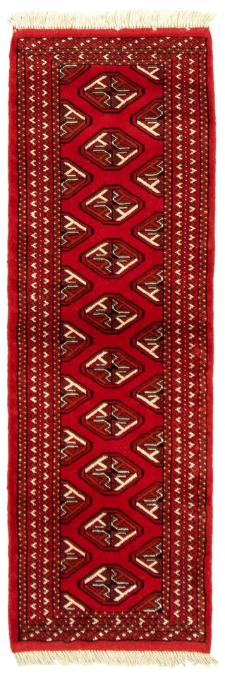 2'0" x 6'3" Traditional Vintage Hand Knotted Area Rug Oriental Wool Carpet - Image 1 of 4