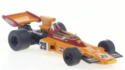 MODELLINO AUTO F1 STATICO BREKINA LOTUS 72D #29 GP SUDAFRICA 1974 SCHECKTER 1:87 - Immagine 1 di 4
