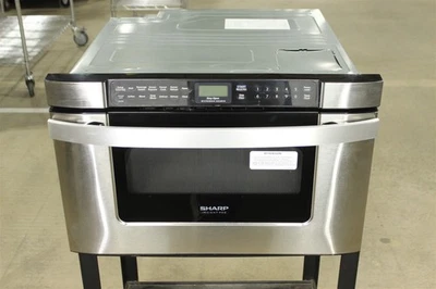 Sharp KB6524PSY 24" 1.2 cu. ft. 950W Easy Open Stainless Steel Microwave Drawer - Image 1 of 4