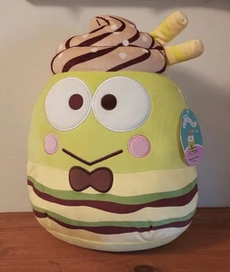 Squishmallows - Sanrio Hello Kitty & Friends - Keroppi 12" Ice Cream NWT - RARE - Picture 1 of 6
