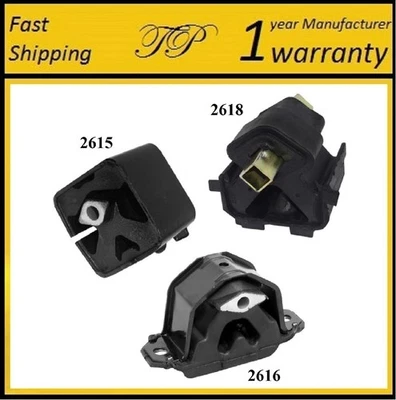 3PCS SUPORTE DE MOTOR & TRANS PARA DODGE SPIRIT 2.2L 1991-1992 - TRANSMISSÃO MANUAL - Imagem 1 de 4