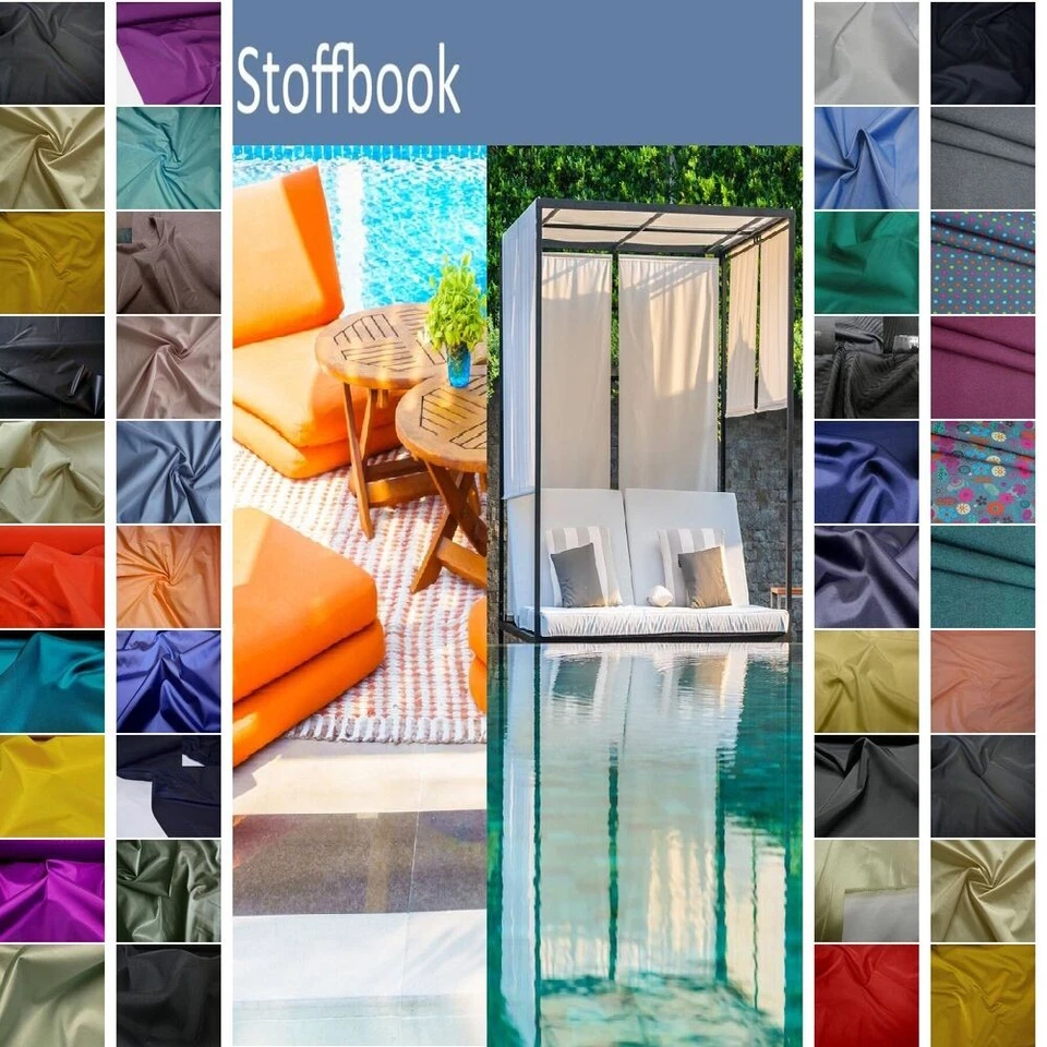 STOFFBOOK NYLON STOFF TWILL CORDURA STOFFE METERWARE ~37 FARBEN #SG24 - Bild 1 von 3