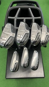 Men’s Righthand Cleveland Launcher Xl Halo Irons 5 - GW Graphite Helium F3 Shaft - Picture 1 of 8