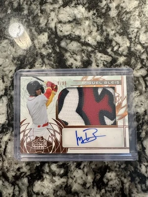 2024 Leaf Trinity Baseball Miguel Bleis Auto Patch RPA /99 Red Sox 💎💎💎 RCO - Image 1 of 2