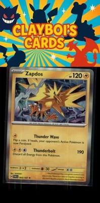 Zapdos SV06: Twilight Masquerade Pokémon 065/167 Holo Rare NM+ - Image 1 of 2