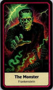 2025 Zendecks Horror art THE MONSTER card Free Ship - Picture 1 of 2