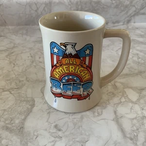 1982 Wallace Berrie Beer Stein #1736 All American Beer Patriotic Vintage USA - Bild 1 von 7