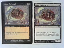 2x Giant Cockroach	Urza's Legacy & 9th Edition - Magic the Gathering MTG - Black