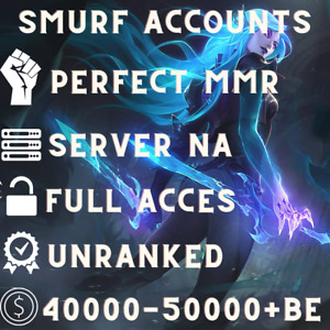 League of Legends⚡NA - LvL 30 ⚡ Unranked Smurf ⚡ 50000 BE (+50K ) Unverified ⚡