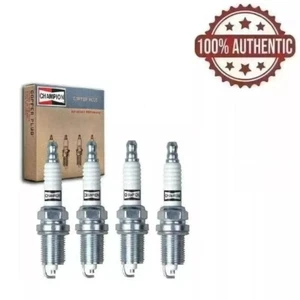 4 pc Champion Copper Plus Spark Plugs for 2011-2015 Chevrolet Cruze 1.4L L4 tf - Picture 1 of 2