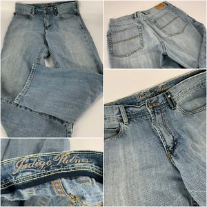 Indigo Palms Jeans 34x312 Light Blue 100% Cotton Straight Leg Mint YGI C3-193 - Picture 1 of 10