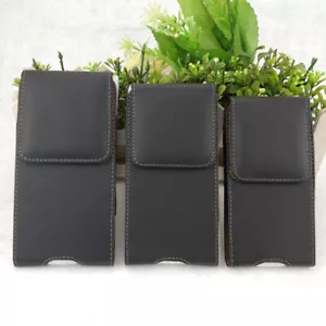 Fondina cellulare in pelle telefono verticale borsa vita uomo cintura vita custodia telefono - Foto 1 di 10