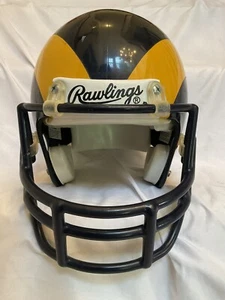 Authentic Vintage Los Angeles Rams Rawlings Large ANFL Football Helmet - Picture 1 of 13